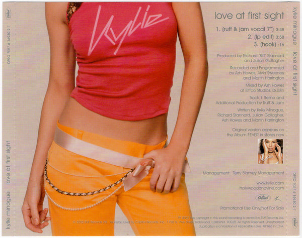 Kylie Minogue - Love At First Sight [CD Single]