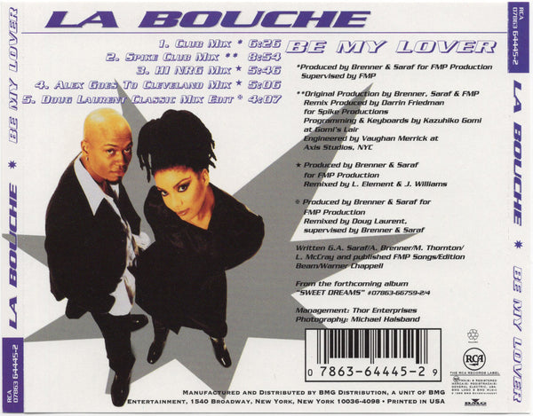 La Bouche - Be My Lover [CD Single]