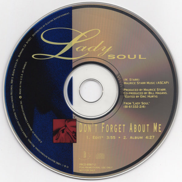 Lady Soul - Don't Forget About Me [CD Single]