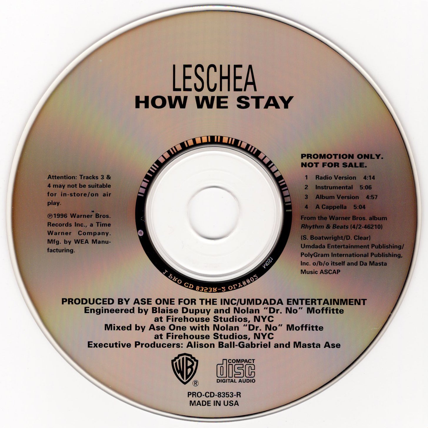 Leschea - How We Stay [CD Single]