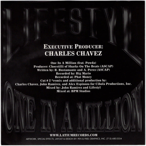 Lifestyl - One In A Million [CD Single]