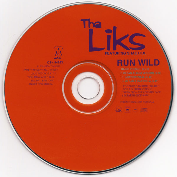 Tha Alkaholiks aka Tha Liks - Run Wild [CD Single]