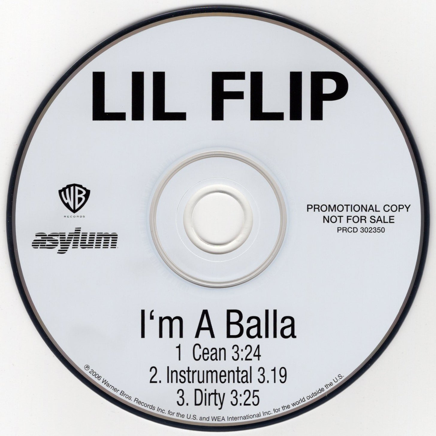 Lil' Flip - I'm A Balla [CD Single]