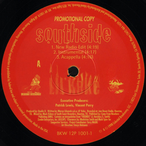 Lil' Keke - Southside [12" Single]
