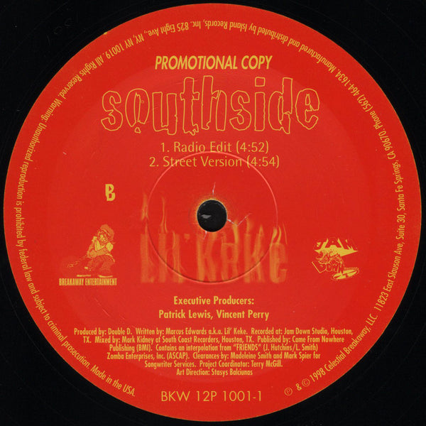 Lil' Keke - Southside [12" Single]