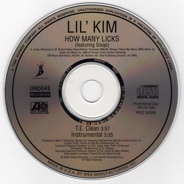 Lil Kim - How Many Licks [CD Single]