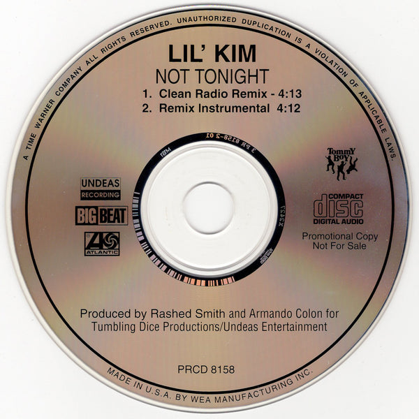 Lil Kim - Not Tonight Remix [CD Single]