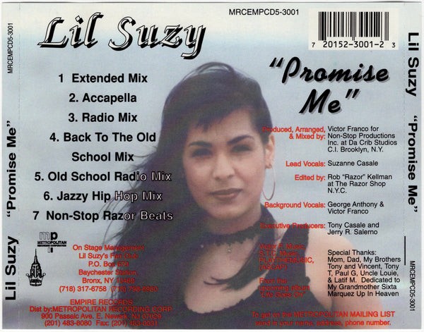 Lil Suzy - Promise Me [CD Single]