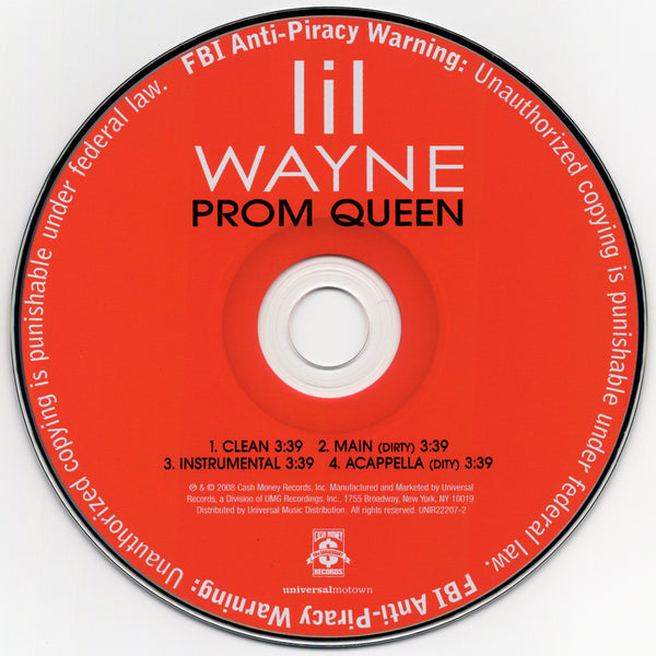 Lil Wayne - Prom Queen [CD Single]