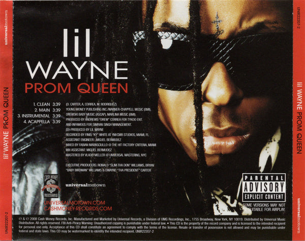 Lil Wayne - Prom Queen [CD Single]