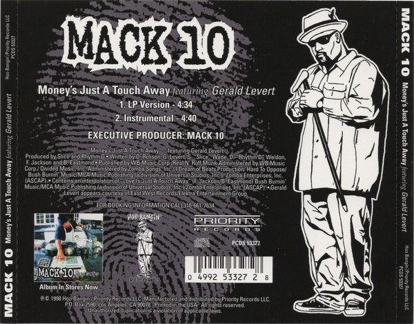 Mack 10 - Money's Just A Touch Away [CD Single]