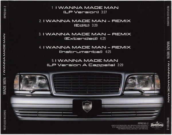 Made Men - I Wanna Made Man [CD Single]