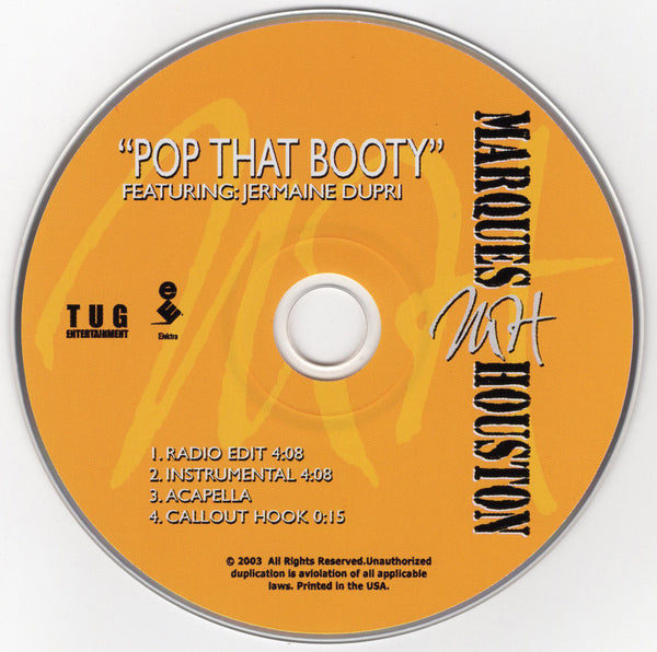 Marques Houston - Pop That Booty [CD Single]