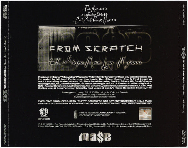 Mase - From Scratch [CD Single]