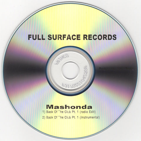 Mashonda - Back Of The Club Pt. 1 [CD Single]