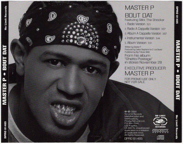 Master P - Bout Dat [CD Single]