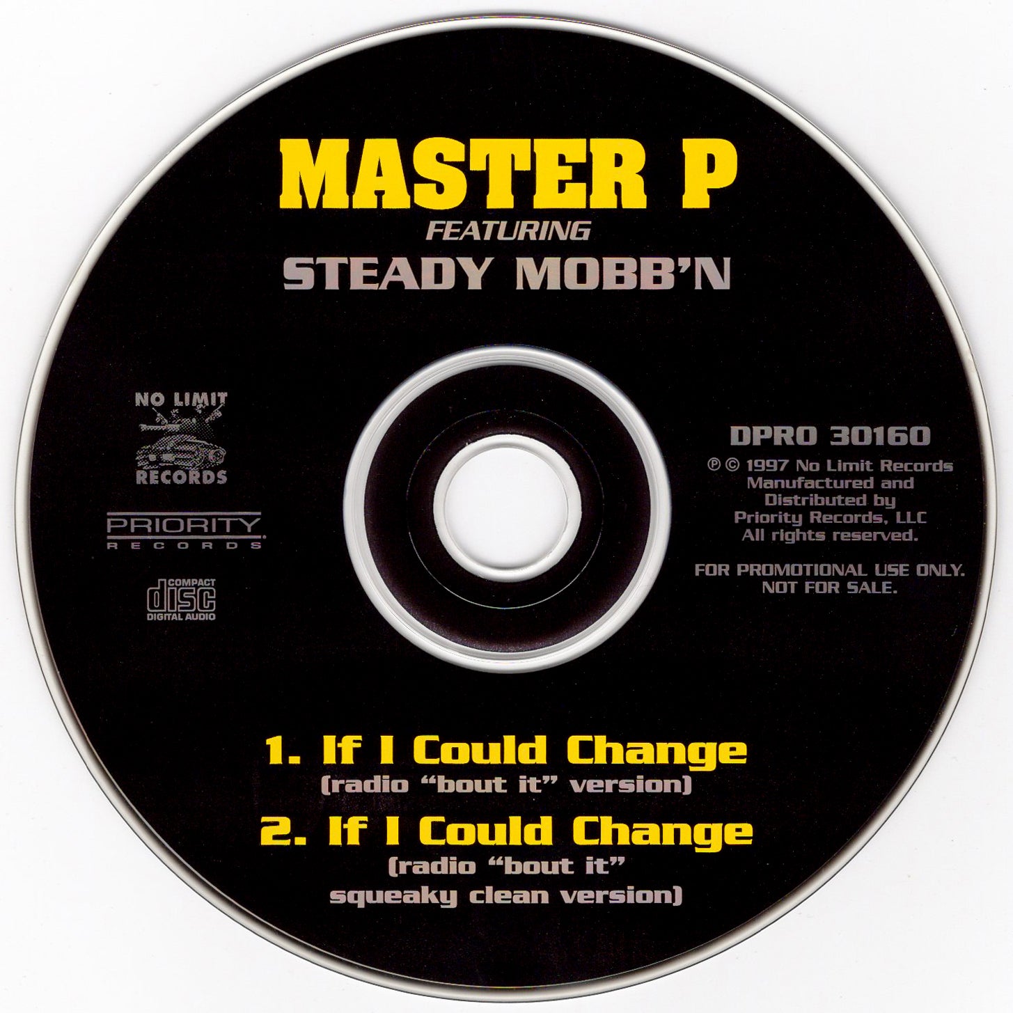 Master P & Steady Mobb'n - If I Could Change [CD Single]