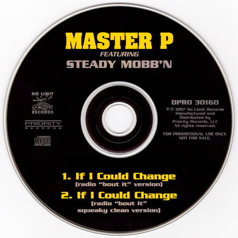 Master P & Steady Mobb'n - If I Could Change [CD Single]