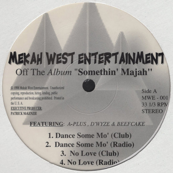 Mekah West Entertainment - Somethin' Majah [12" Single]