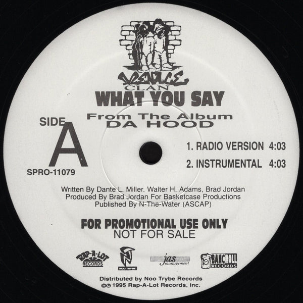Menace Clan - What You Say [12" Single]