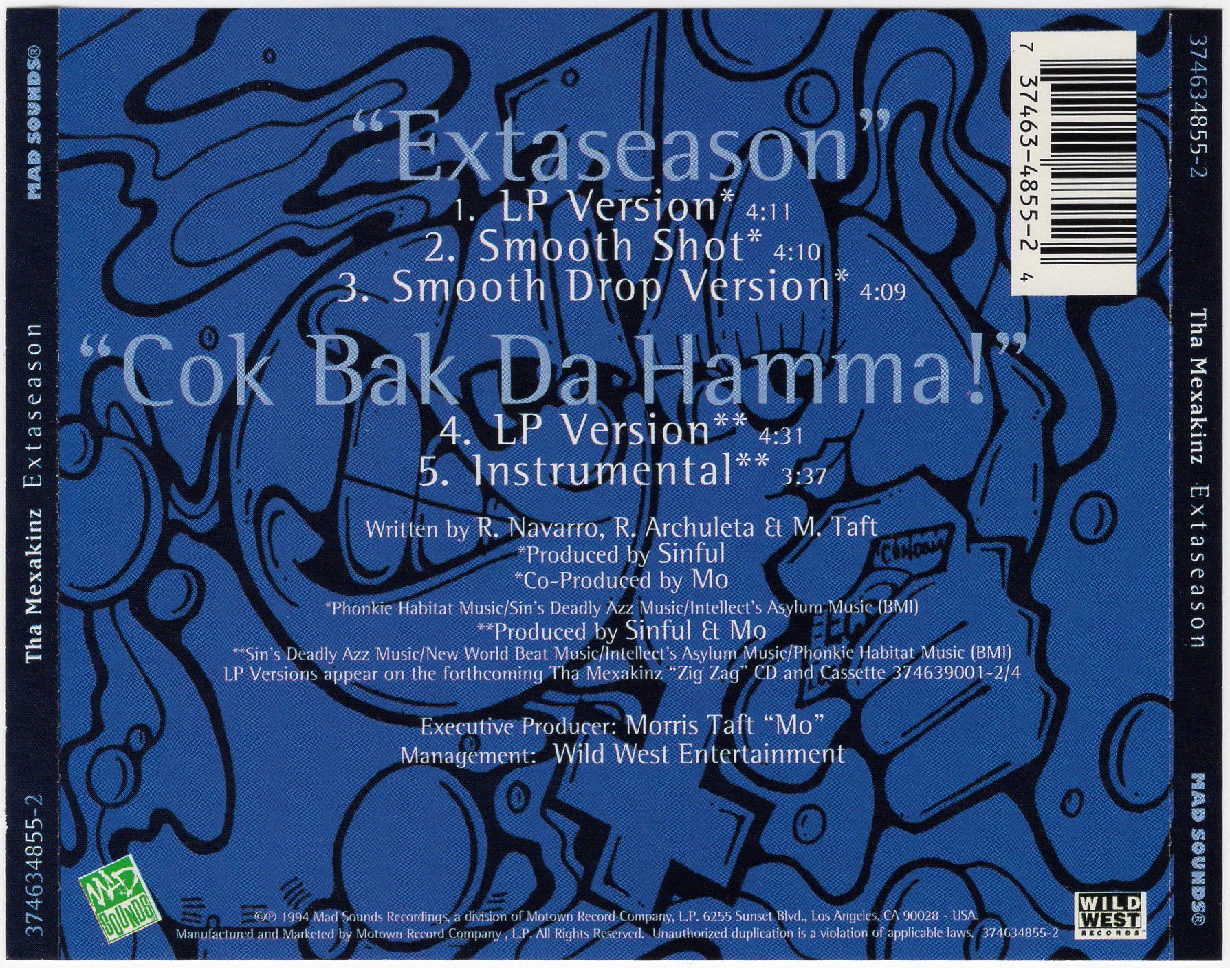 Tha Mexakinz - Extaseason [CD Single] – Hella Dope Records