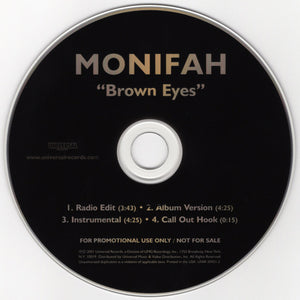 Monifah - Brown Eyes [CD Single]