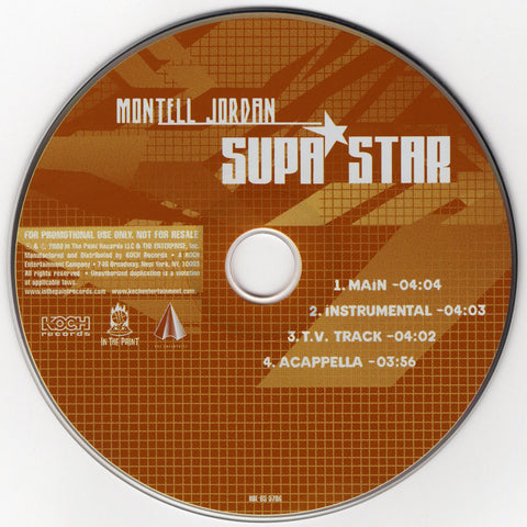 Montell Jordan - Supa Star [CD Single]