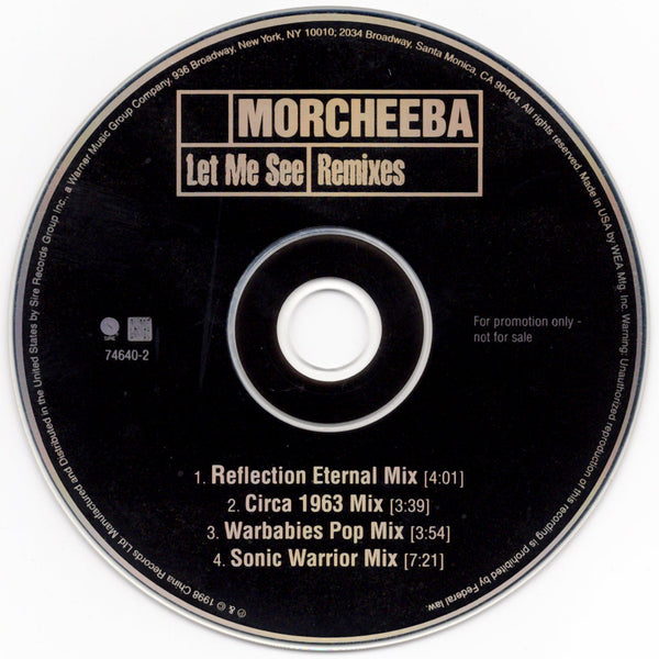 Morcheeba - Let Me See Remixes [CD Single]
