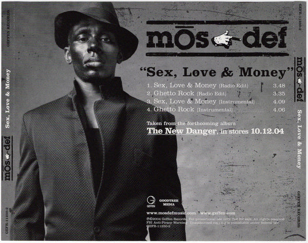 Mos Def - Sex, Love & Money [CD Single]