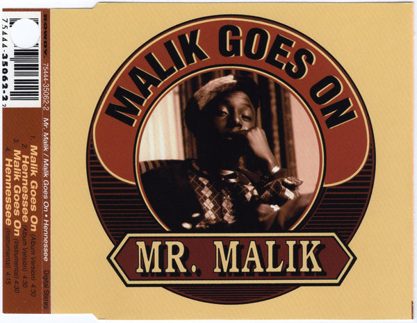 Mr. Malik - Malik Goes On [CD Single]