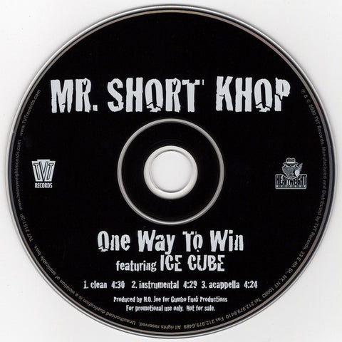 Mr. Short Khop - One Way To Win [CD Single]