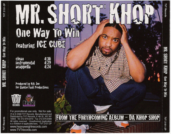 Mr. Short Khop - One Way To Win [CD Single]