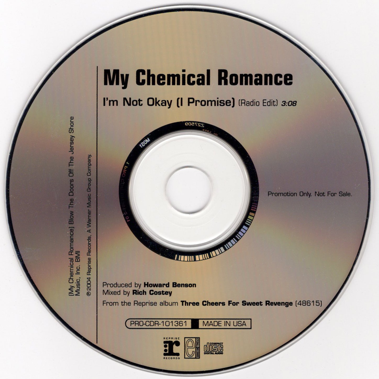 My Chemical Romance - I'm Not Okay (I Promise) [CD Single]