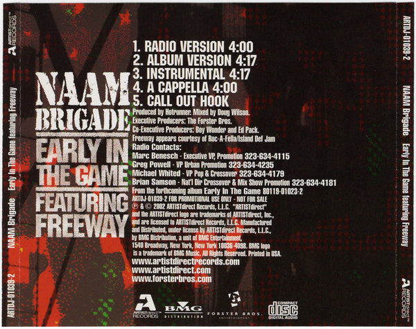 Naam Brigade - Early In The Game [CD Single]