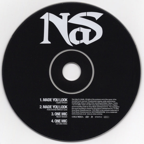 Nas - Made You Look / One Mic [CD Single]