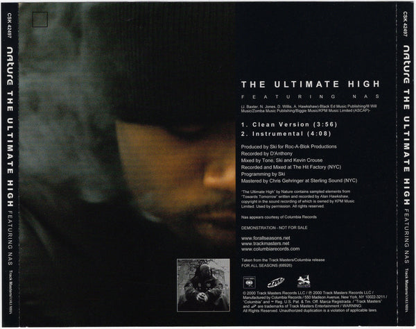 Nature & Nas - The Ultimate High [CD Single]