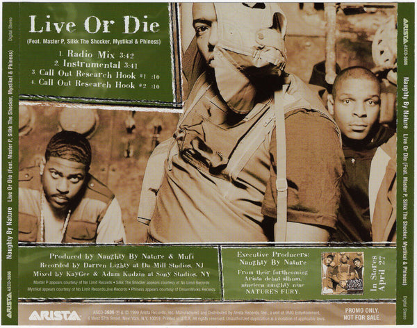 Naughty By Nature - Live Or Die [CD Single]