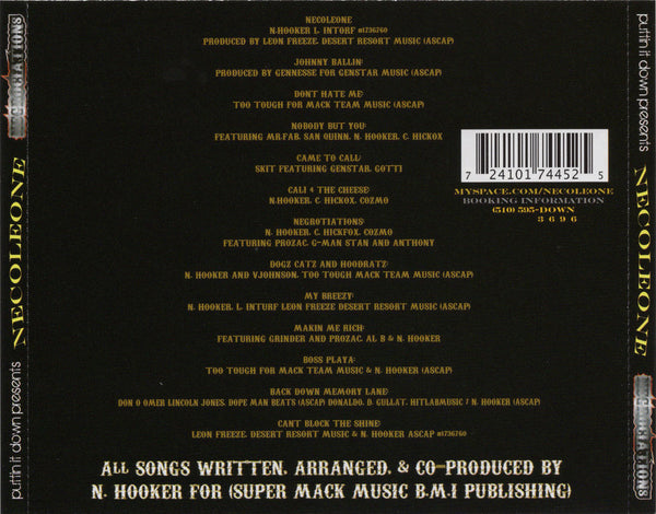 Necoleone - Negrociations [CD Album]