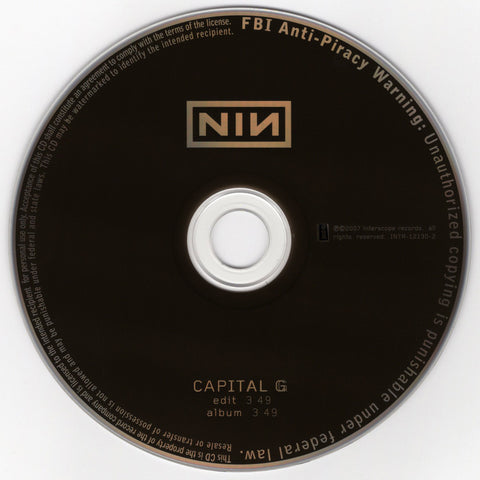 Nine Inch Nails - Capital G [CD Single]