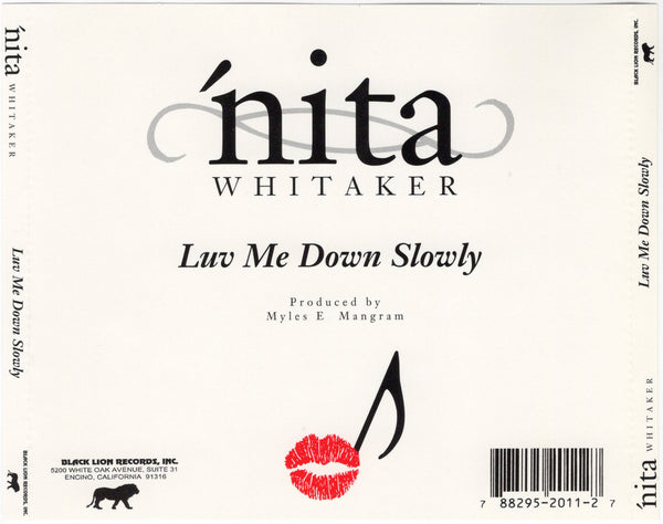 Nita Whitaker - Luv Me Down Slowly [CD Single]