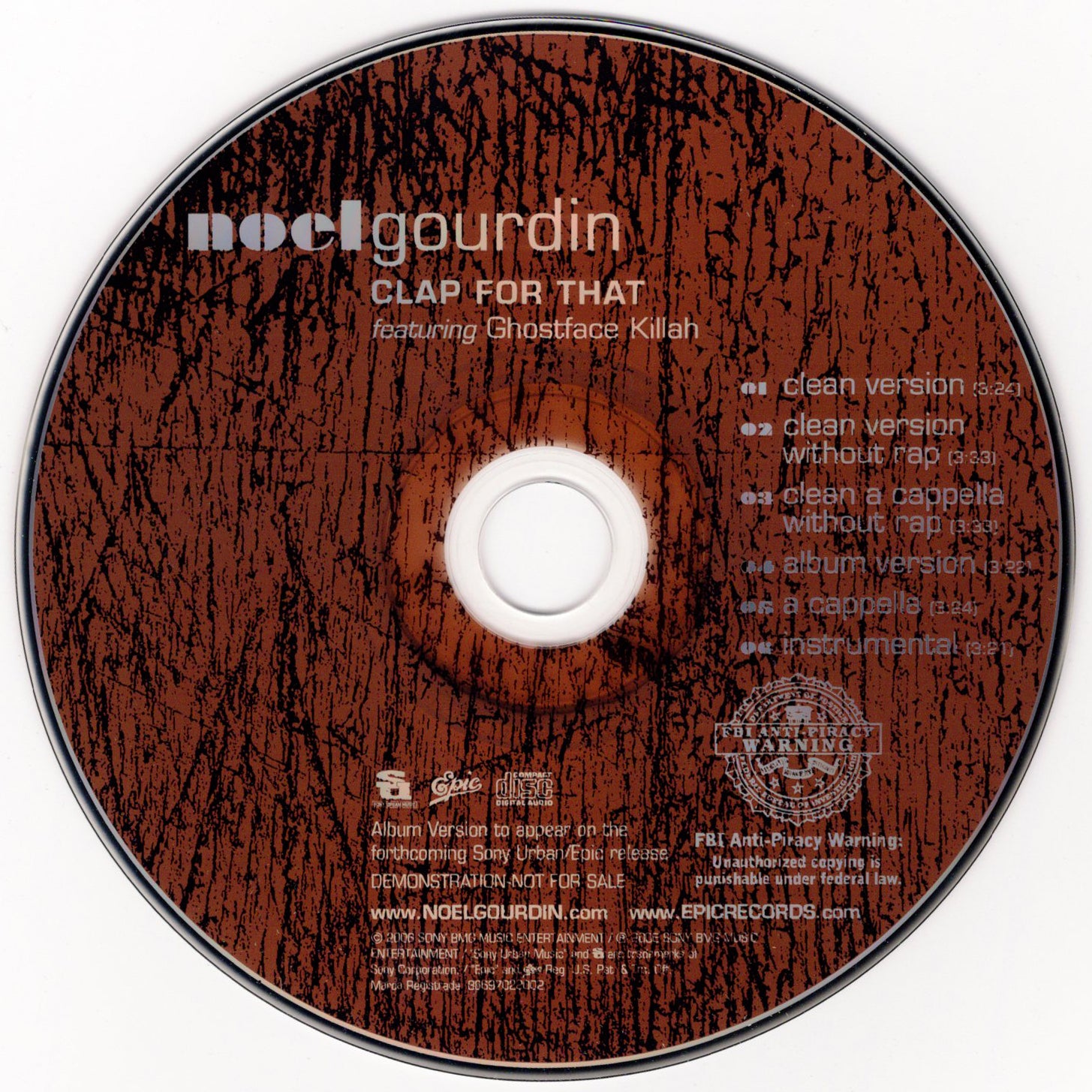 Noel Gourdin - Clap For That [CD Single]