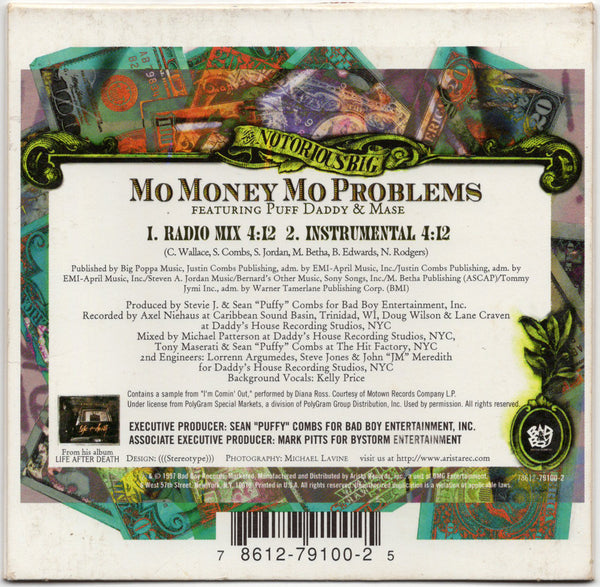 Notorious B.I.G. - Mo Money Mo Problems [CD Single]
