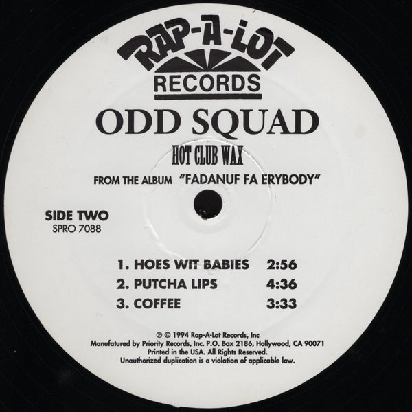 Odd Squad - Fadanuf Fa Erybody: Hot Club Wax [12" Sampler]
