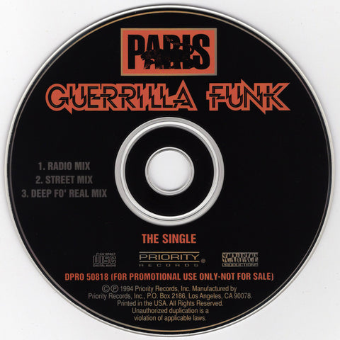 Paris - Guerrilla Funk [CD Single]