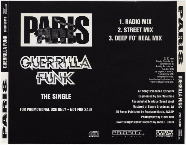 Paris - Guerrilla Funk [CD Single]