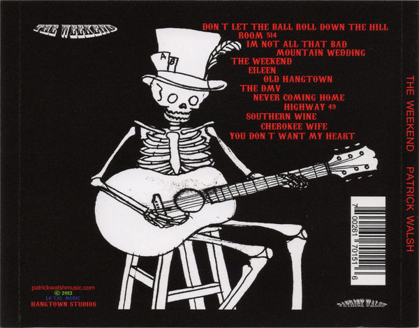 Patrick Walsh - The Weekend [CD Album]