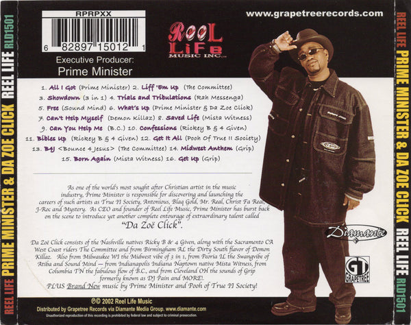 Prime Minister & Da Zoe Click - Reel Life [CD Album]