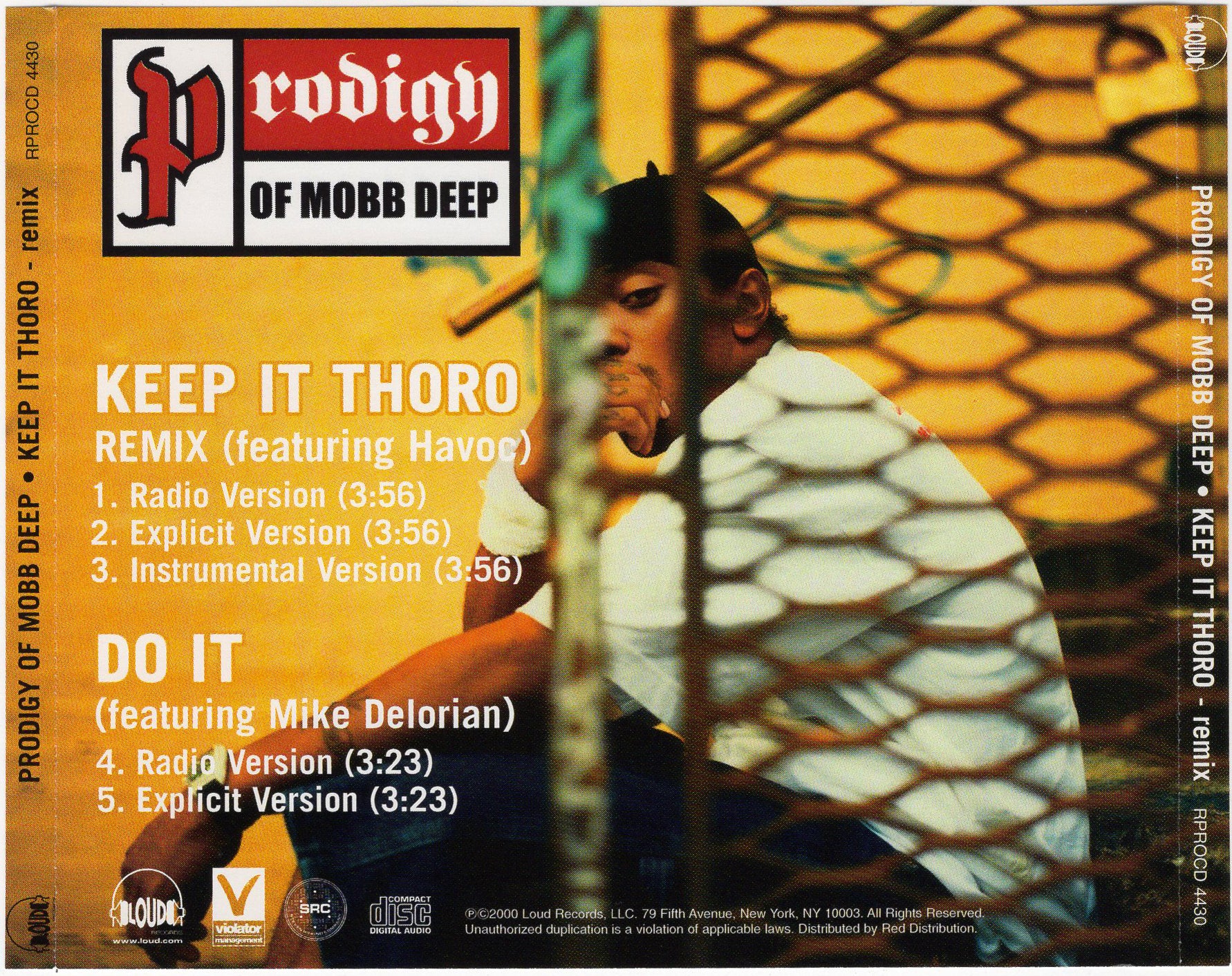 Prodigy of Mobb Deep - Keep It Thoro Remix [CD Single] – Hella
