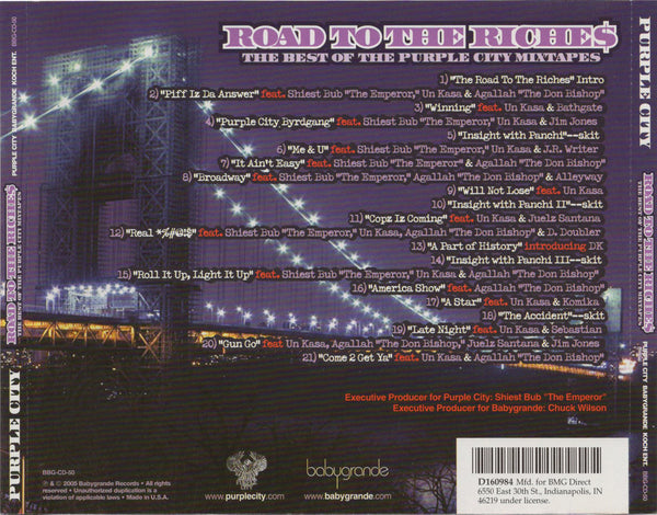 Purple City - Road To The Riches: Best Of The Purple City Mixtapes [CD Album]