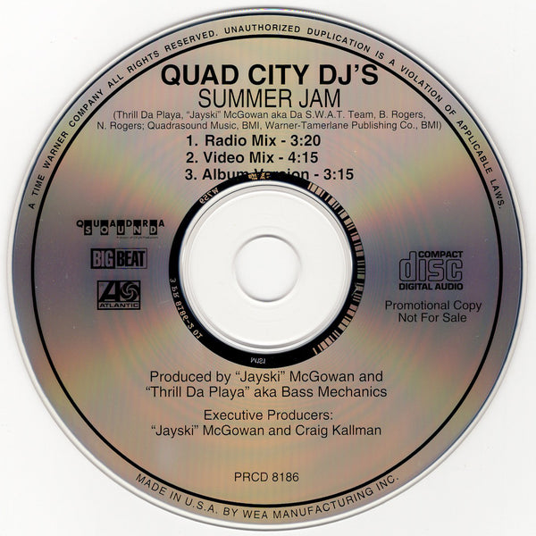 Quad City DJ's - Summer Jam [CD Single]